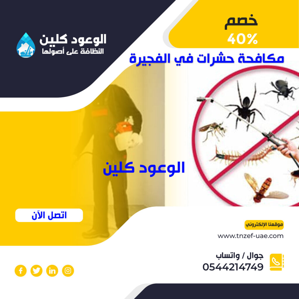 شركة مكافحة حشرات في الفجيرة 0544214749 مكافحة الحشرات